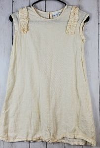 Iglo+indi Girls Linen Tunic Top Sleeveless Cream Size 140/46 US 8/10